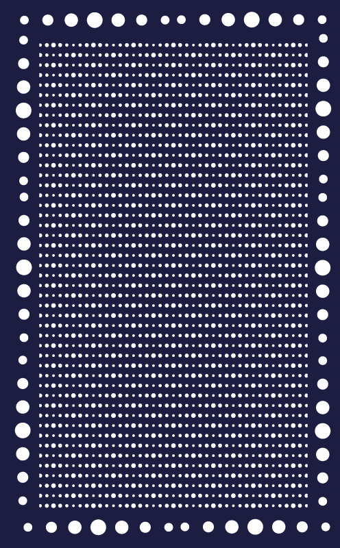 Elegantie met stippen vinyl tapijt met strepen - TenStickers