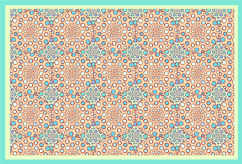 Sierlijke botanische print vinyl tapijt slaapkamer - TenStickers