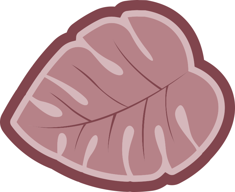 Botanische bladvorm vinyl tapijt bloemen en planten - TenStickers