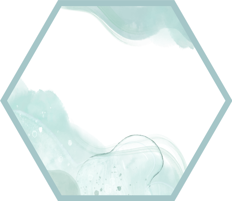 Zachte aqua wervelingen vinyl tapijt minimalistisch - TenStickers