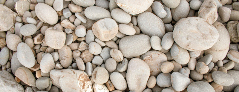 Set van de natuur vinyl tapijt stenenstructuur - TenStickers