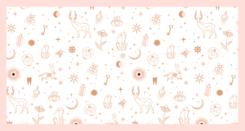 Hemels minimalistisch ontwerp vinyl tapijt baby - TenStickers