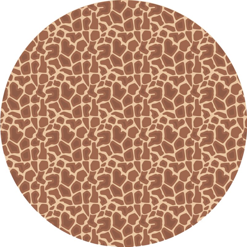 Giraffenpatroon vinyl tapijt dierenprint - TenStickers