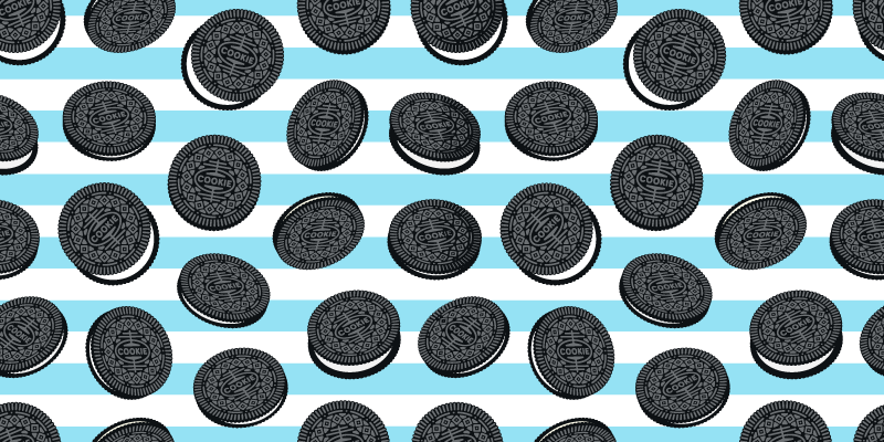 Oreo gestreept patroon vinyl vloerkleed keuken - TenStickers