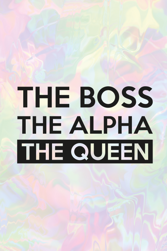 Aangepaste motiverende zin vinyl tapijt met naam - TenStickers