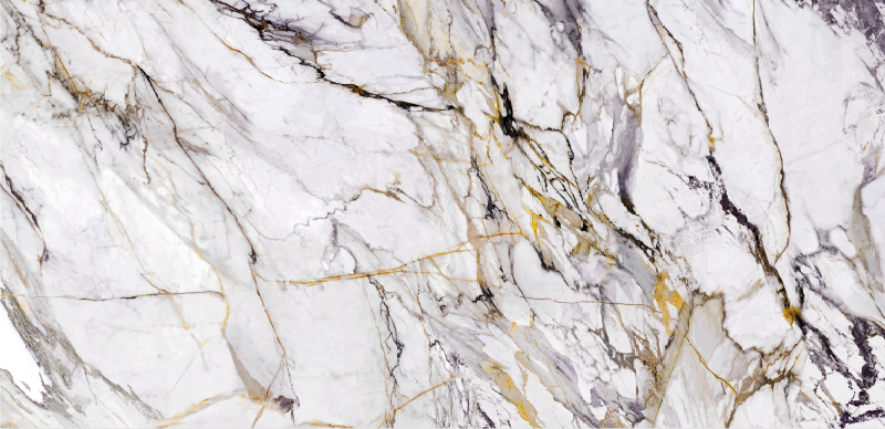 Elegante grijze adering marmeren vinyl tapijt - TenStickers