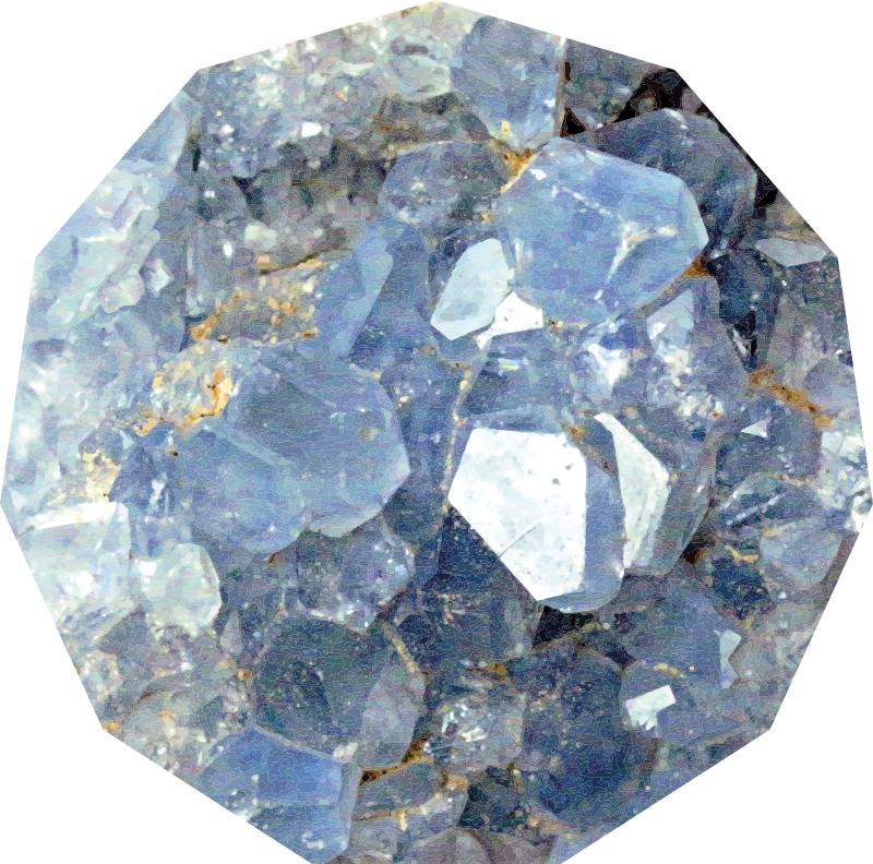 Glaciaal kristalpatroon vinyl tapijt andere textuur - TenStickers