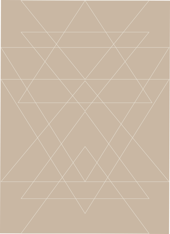 Geometrisch patroon mat vinyl tapijt modern - TenStickers