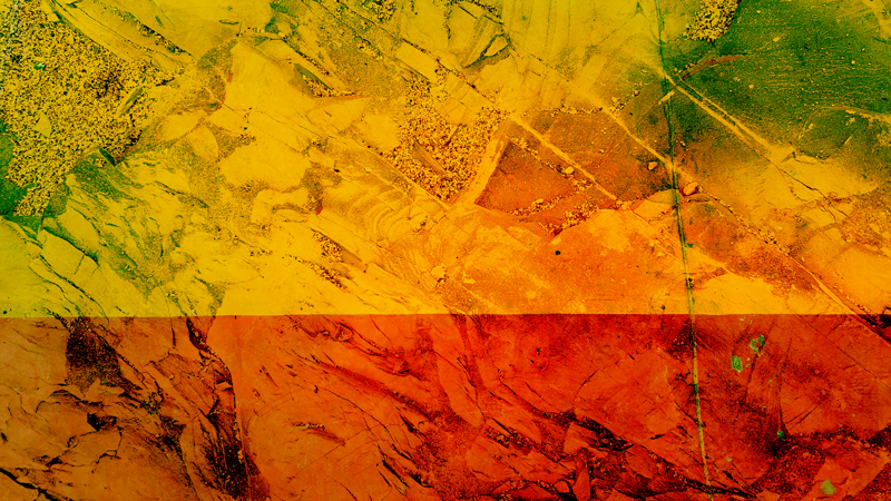 Warme kleurlagen vinyl tapijt met textuur - TenStickers