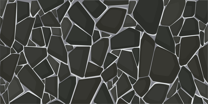 Elegant kiezelpatroon vinyl tapijt stenenstructuur - TenStickers