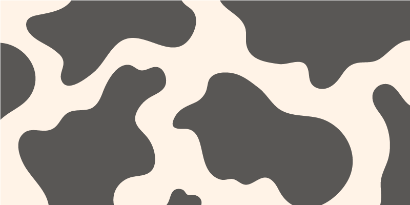 Klassieke koeienhuid vinyl tapijt dierenprint - TenStickers