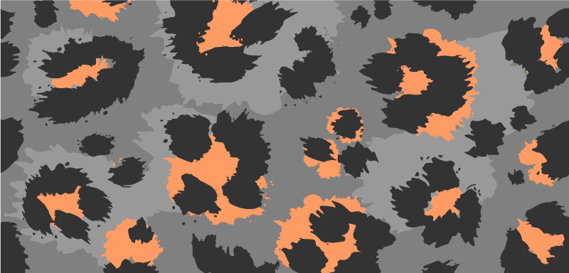 Opvallend cheetahpatroon vinyl tapijt dierenprint - TenStickers