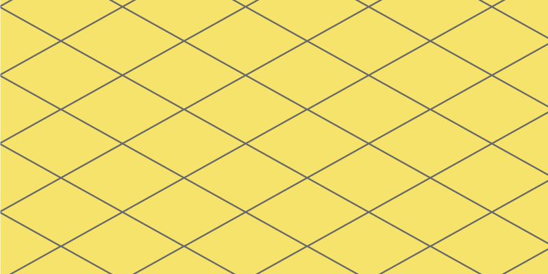 Gele diamanten vinyl tapijt woonkamer - TenStickers