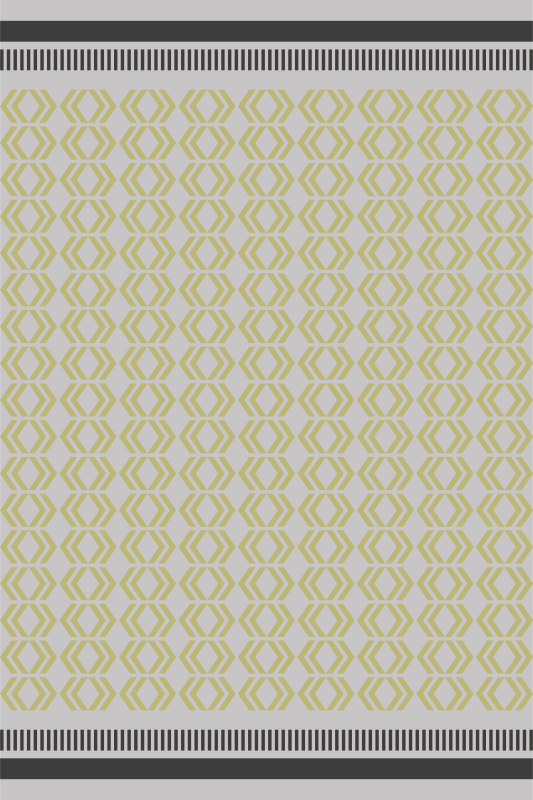 Honingraat raamwerk vinyl tapijt woonkamer - TenStickers