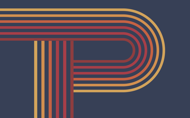 Kleurrijke lijnoverlay vinyl tapijt geometrisch - TenStickers