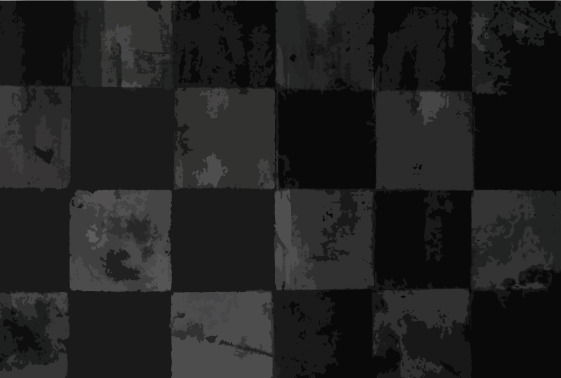 Geruite lay-out vinyl tapijt tegels - TenStickers