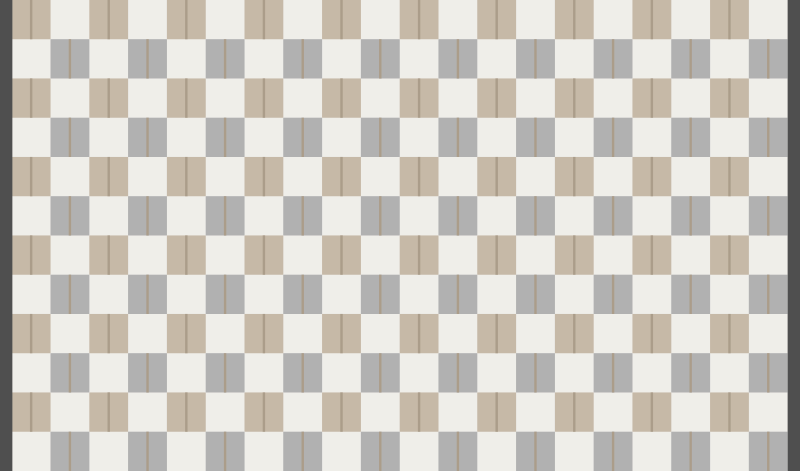 Schaakprint vinyl tapijt geometrisch - TenStickers