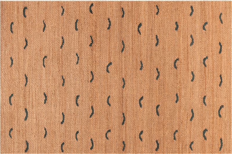 Jute beige imitatie vinyl tapijt dierenprint - TenStickers
