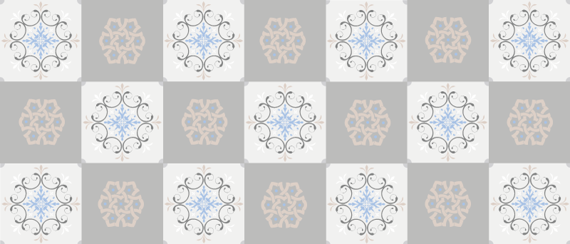 Verfijnde textuurtegels vinyl tapijt tegels - TenStickers