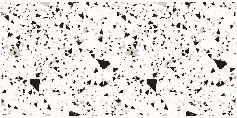 Terrazzo fragmentatie marmeren vinyl tapijt - TenStickers