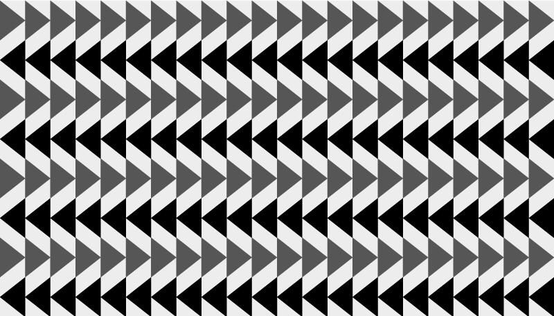 Grijs driehoekig patroon vinyl tapijt geometrisch - TenStickers