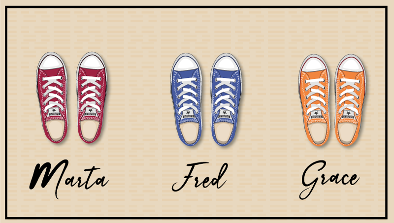 Aangepaste sneakerscollectie vinyl tapijt ontvangst hal - TenStickers