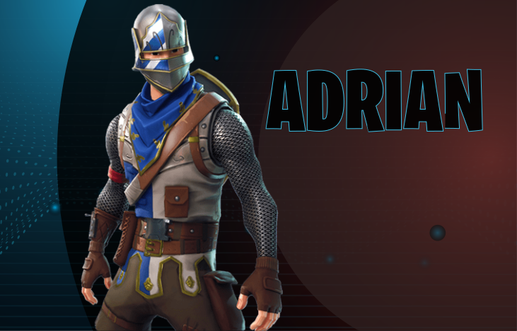 Heroïsch gamekarakter vinyl tapijt tiener - TenStickers