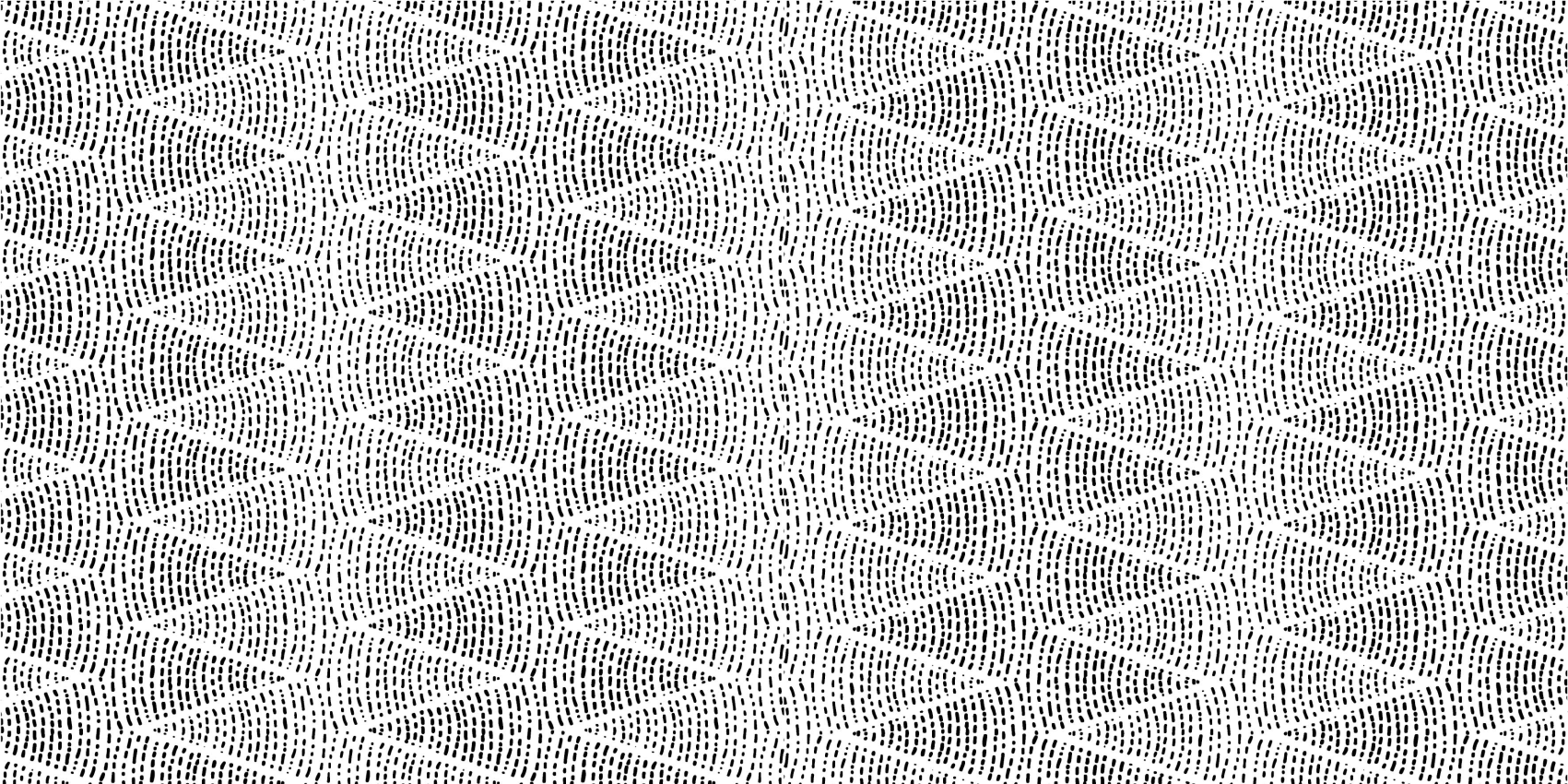 Driehoekige zwarte golven vinyl tapijt Scandinavisch - TenStickers