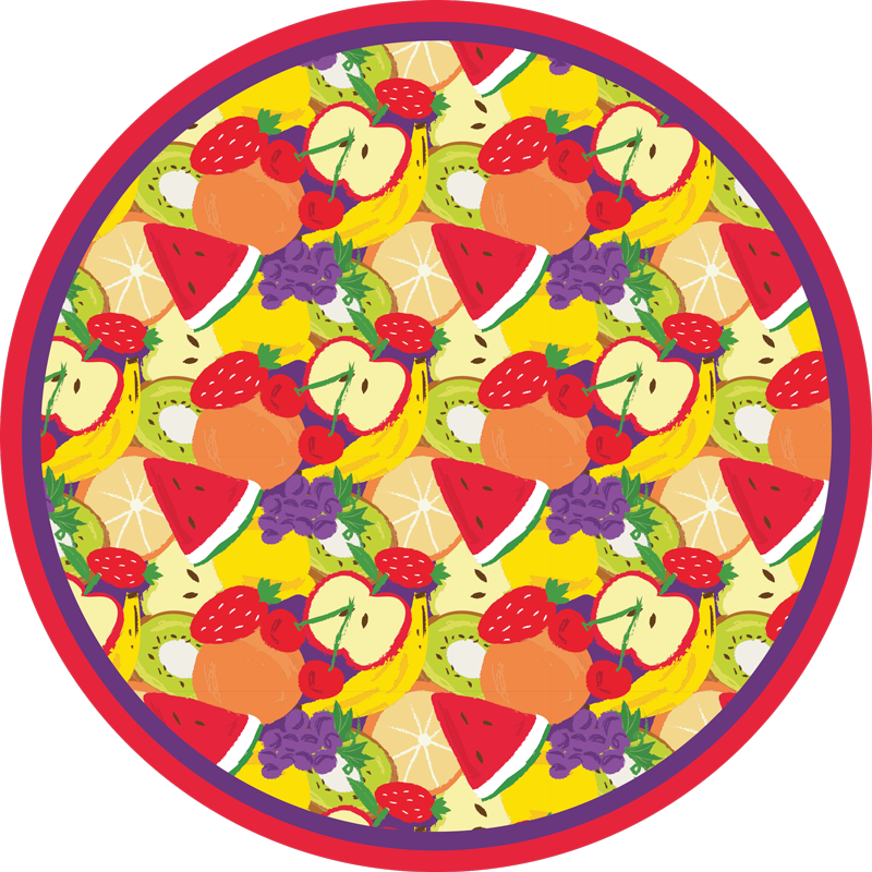Fruit medley patroon vinyl vloerkleed keuken - TenStickers