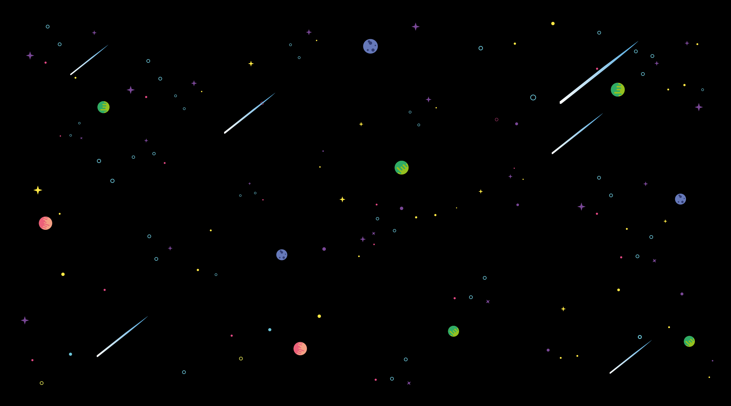 Kosmische sterrenhemel vinyl tapijt sterren - TenStickers