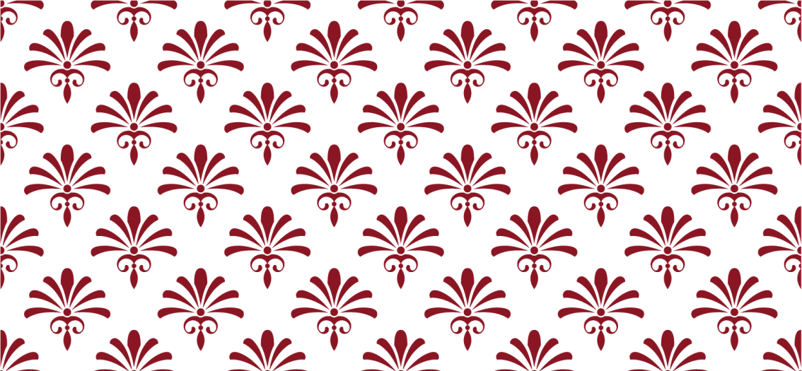 Bloemenpatroon rood vinyl tapijt modern - TenStickers