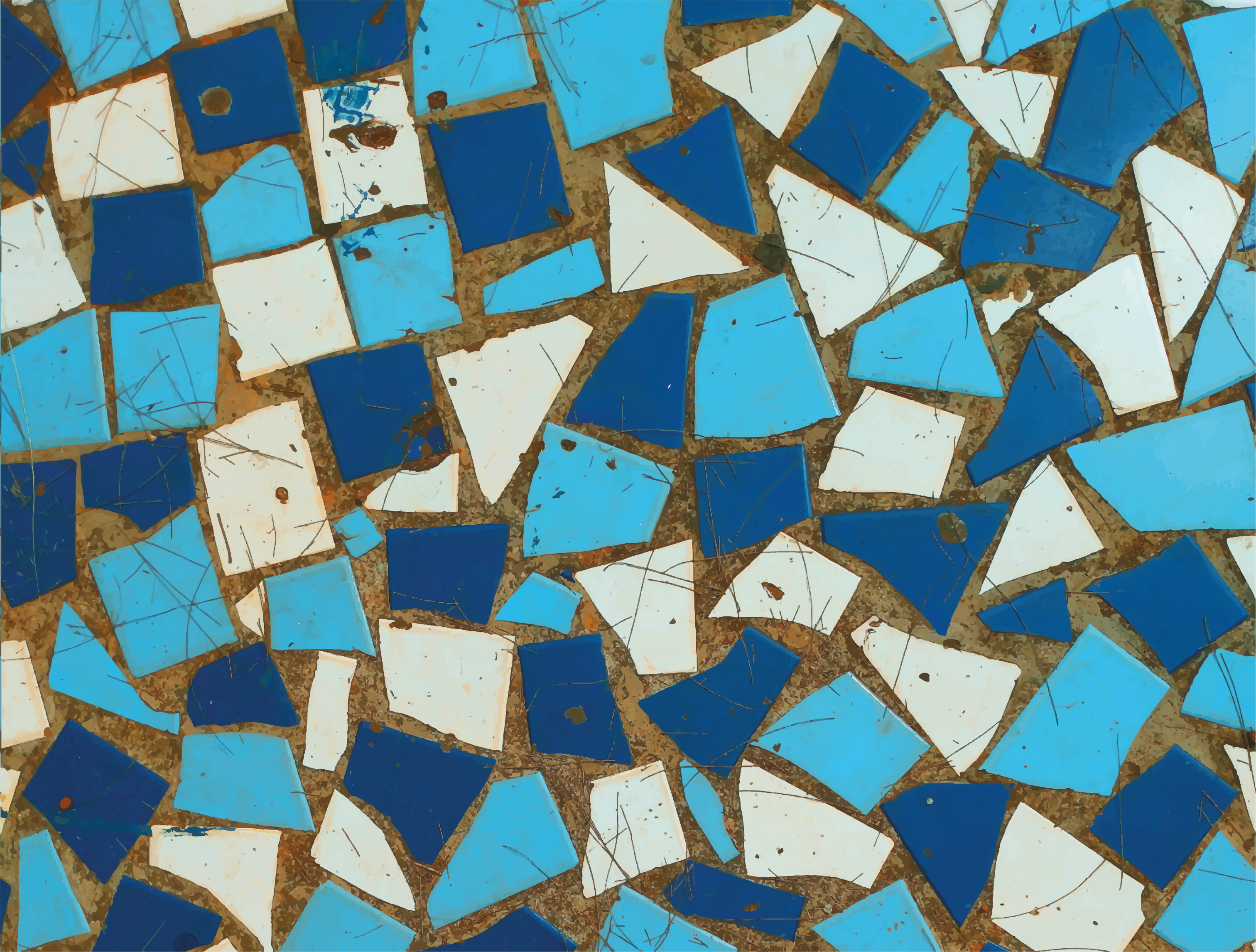 Vinyl tapijt mozaïek mozaïek tegelarrangementen - TenStickers