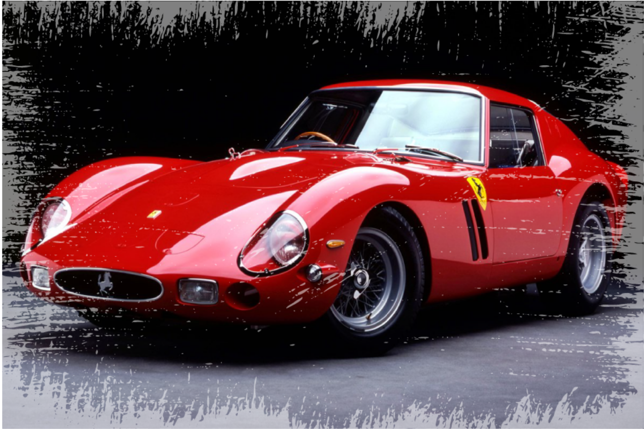 Moderne vinyl vloerkleed Ferrari 250 gto - TenStickers