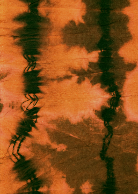 Kleurrijke tie-dye vinyl tapijt andere textuur - TenStickers