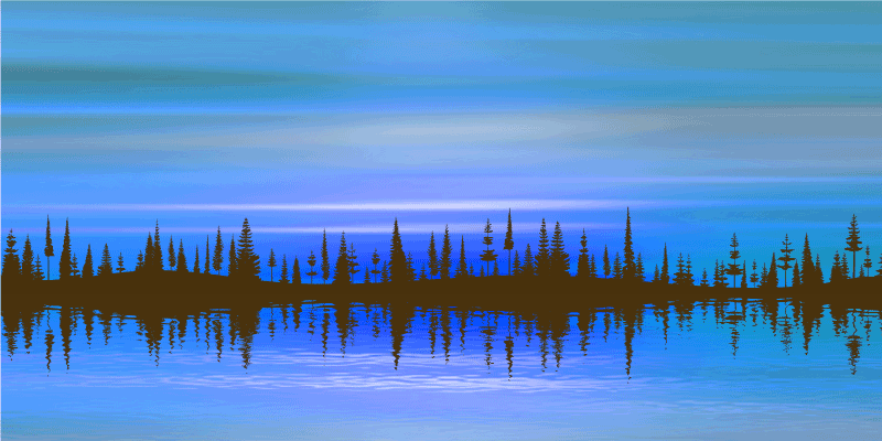 Abstracte landschapsmix vinyl tapijt natuur - TenStickers