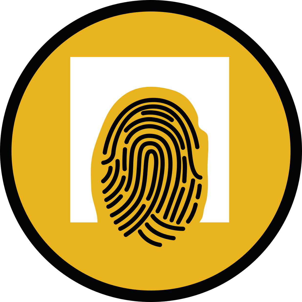 Vingerafdrukpatroon vinyl tapijt mozaïek - TenStickers