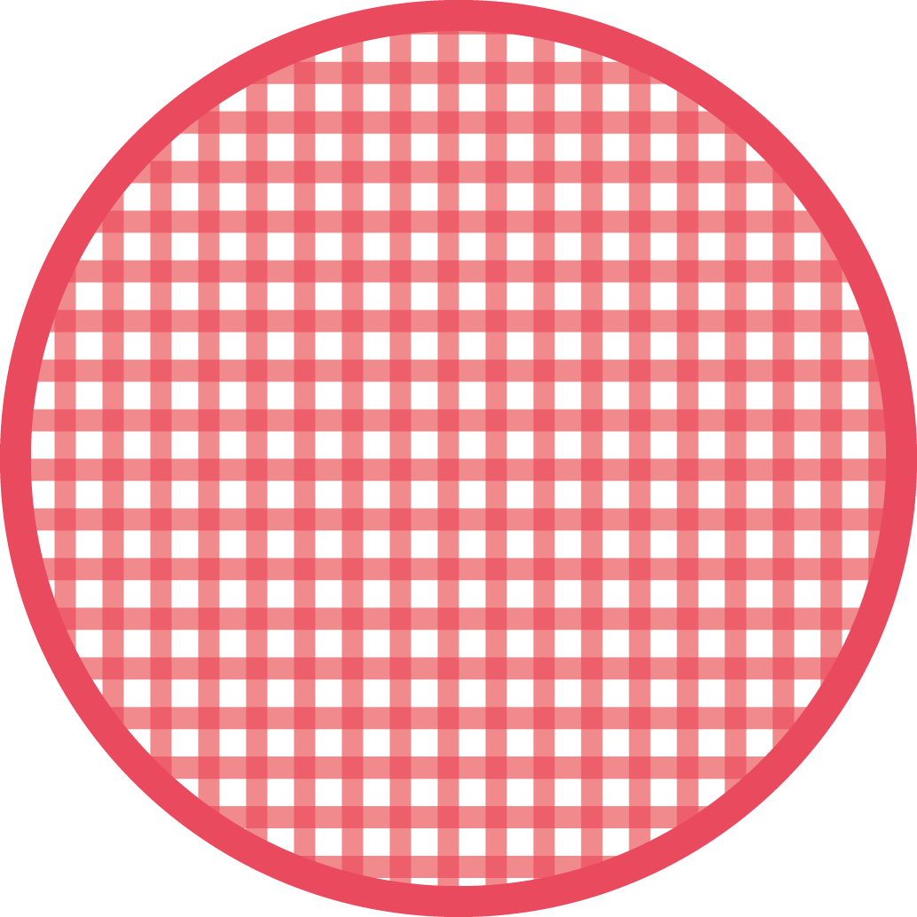 Klassiek geruit patroon vinyl tapijt met strepen - TenStickers