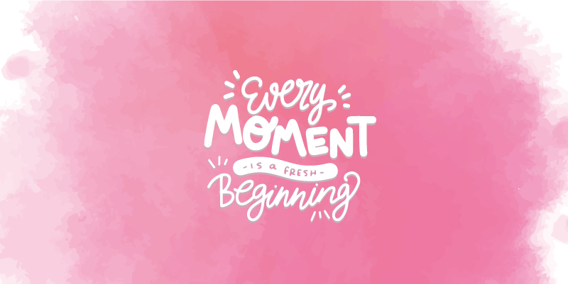 Elk moment nieuw vinyl tapijt zinnen en teksten - TenStickers