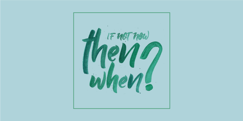 Vinyl tapijt zinnen en teksten als het nu niet is - TenStickers