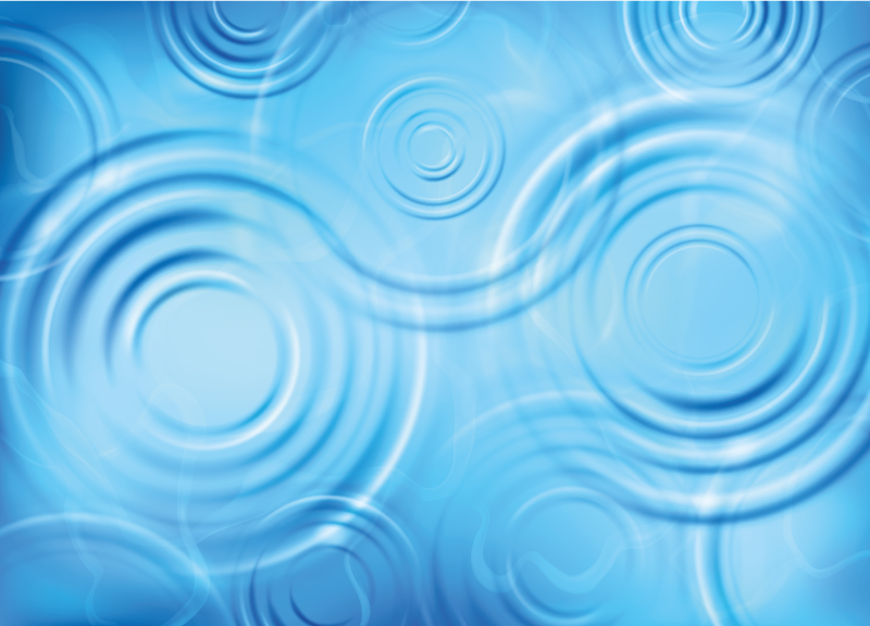 Water rimpelingen effect vinyl tapijt met textuur - TenStickers