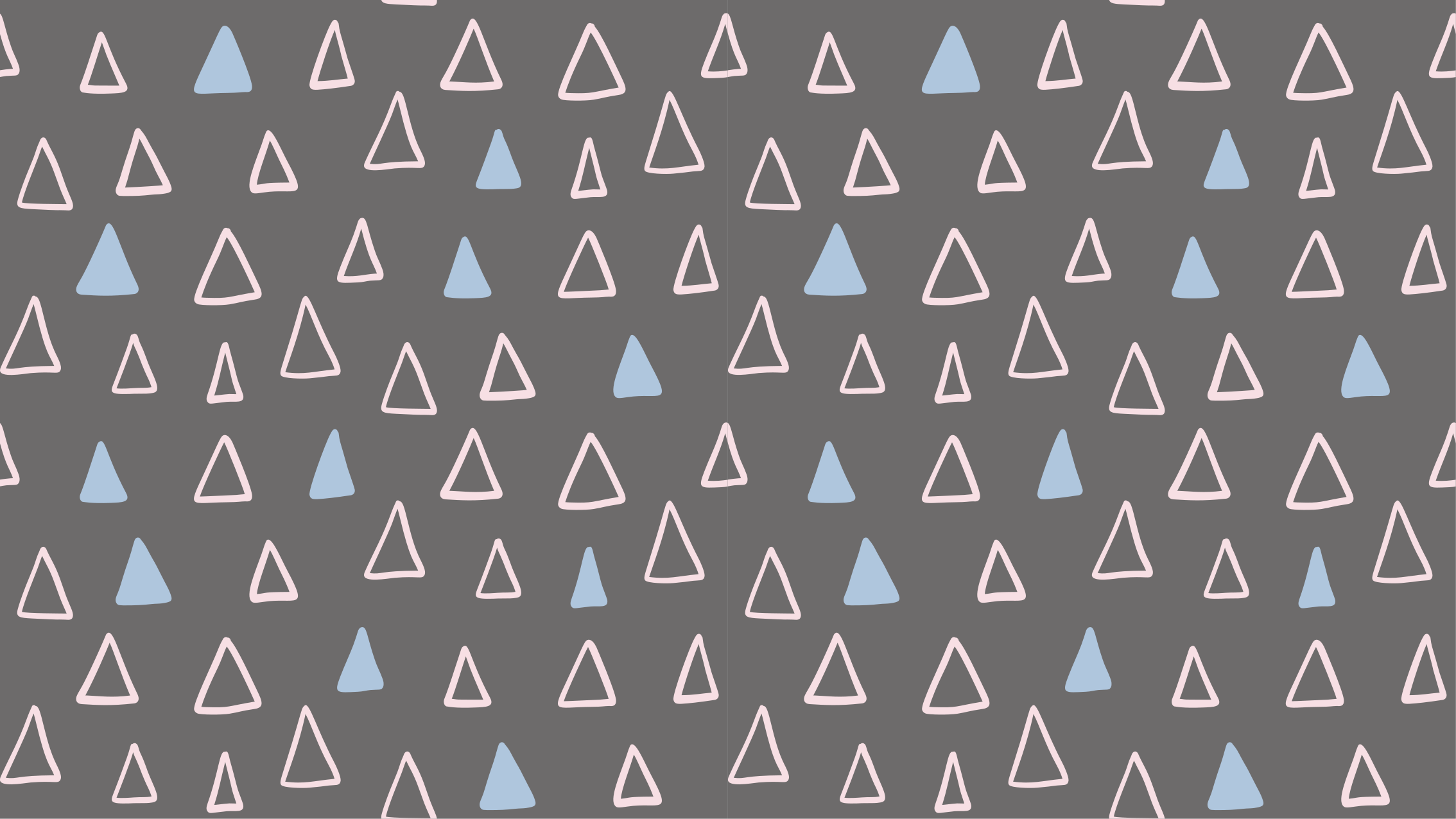 Vinyl tapijt geometrisch driehoekig element - TenStickers