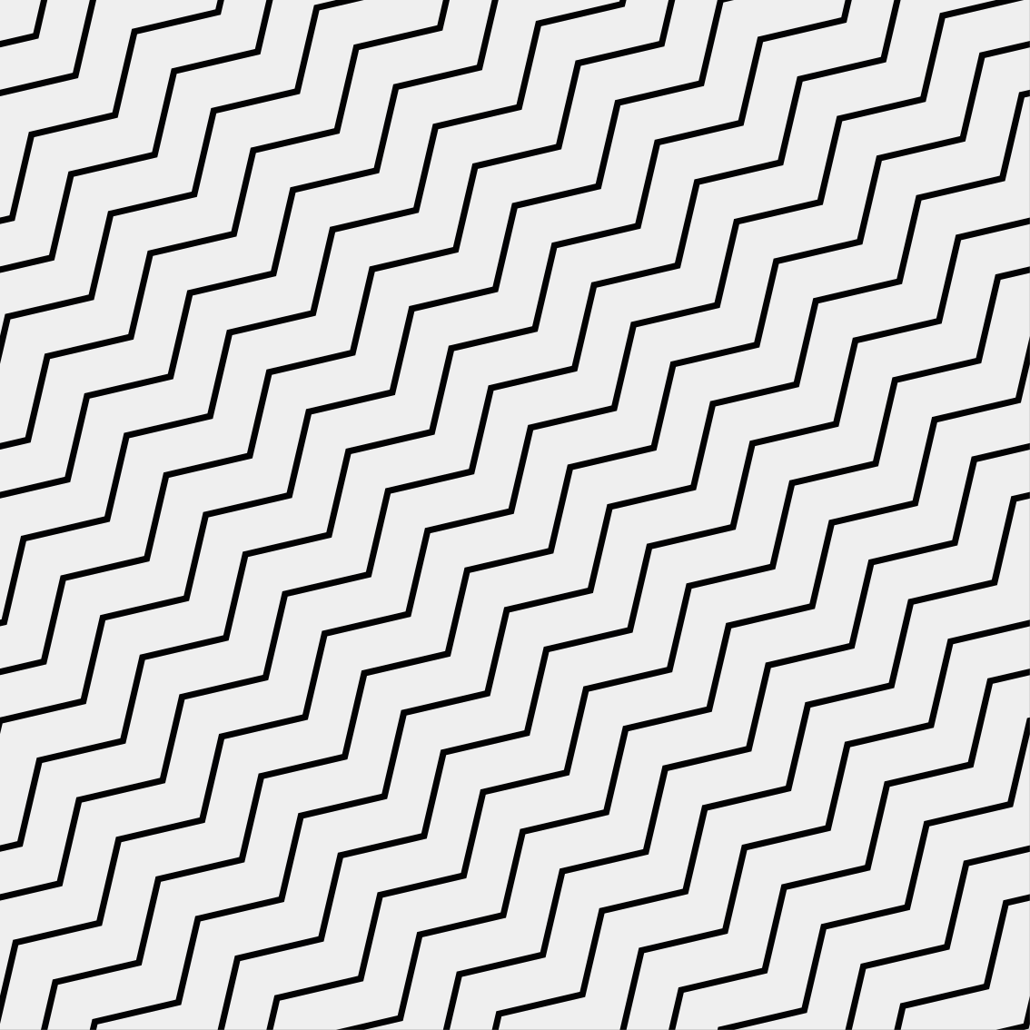 Vinyl tapijt geometrisch zigzag trend - TenStickers