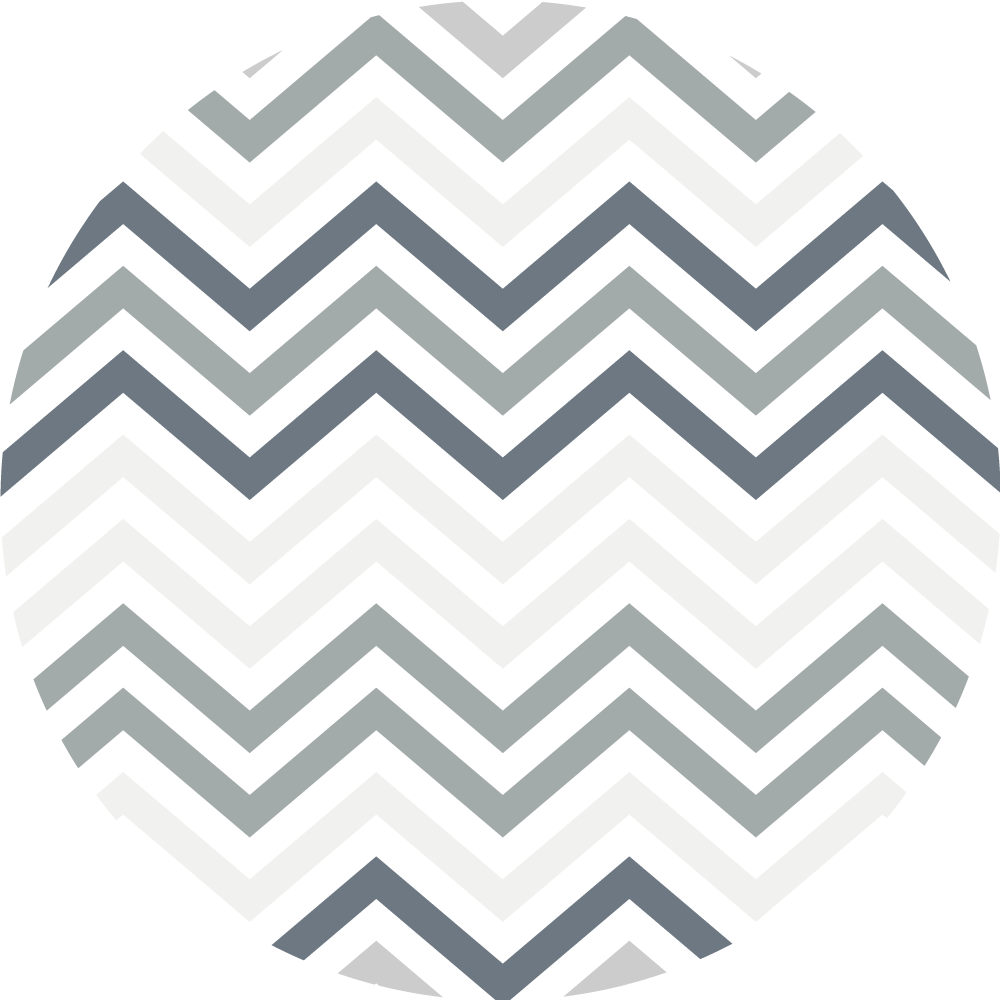 Vinyl tapijt met strepen chevron patroon interesse - TenStickers