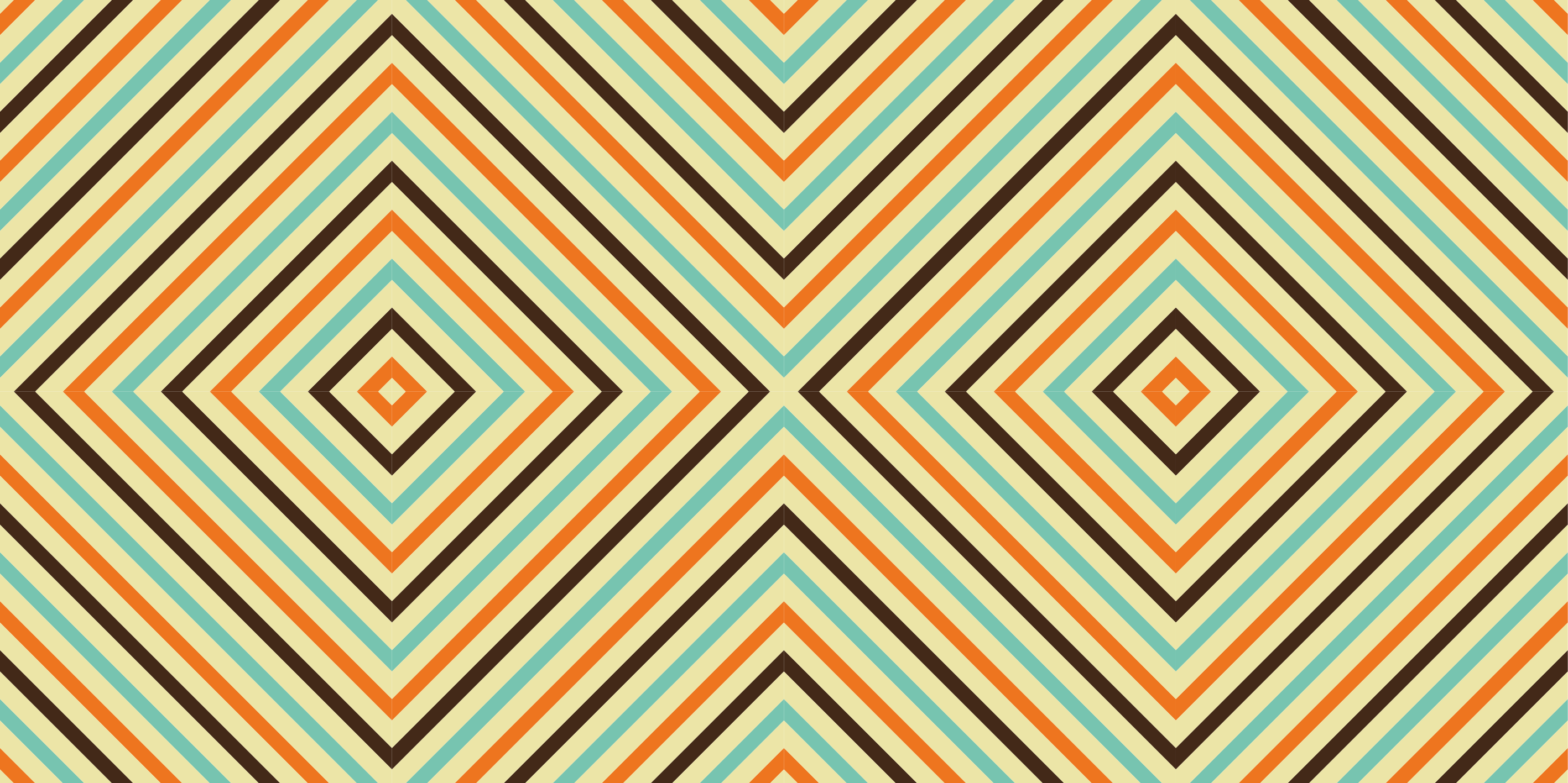 Ruitpatroon strepen vinyl tapijt geometrisch - TenStickers