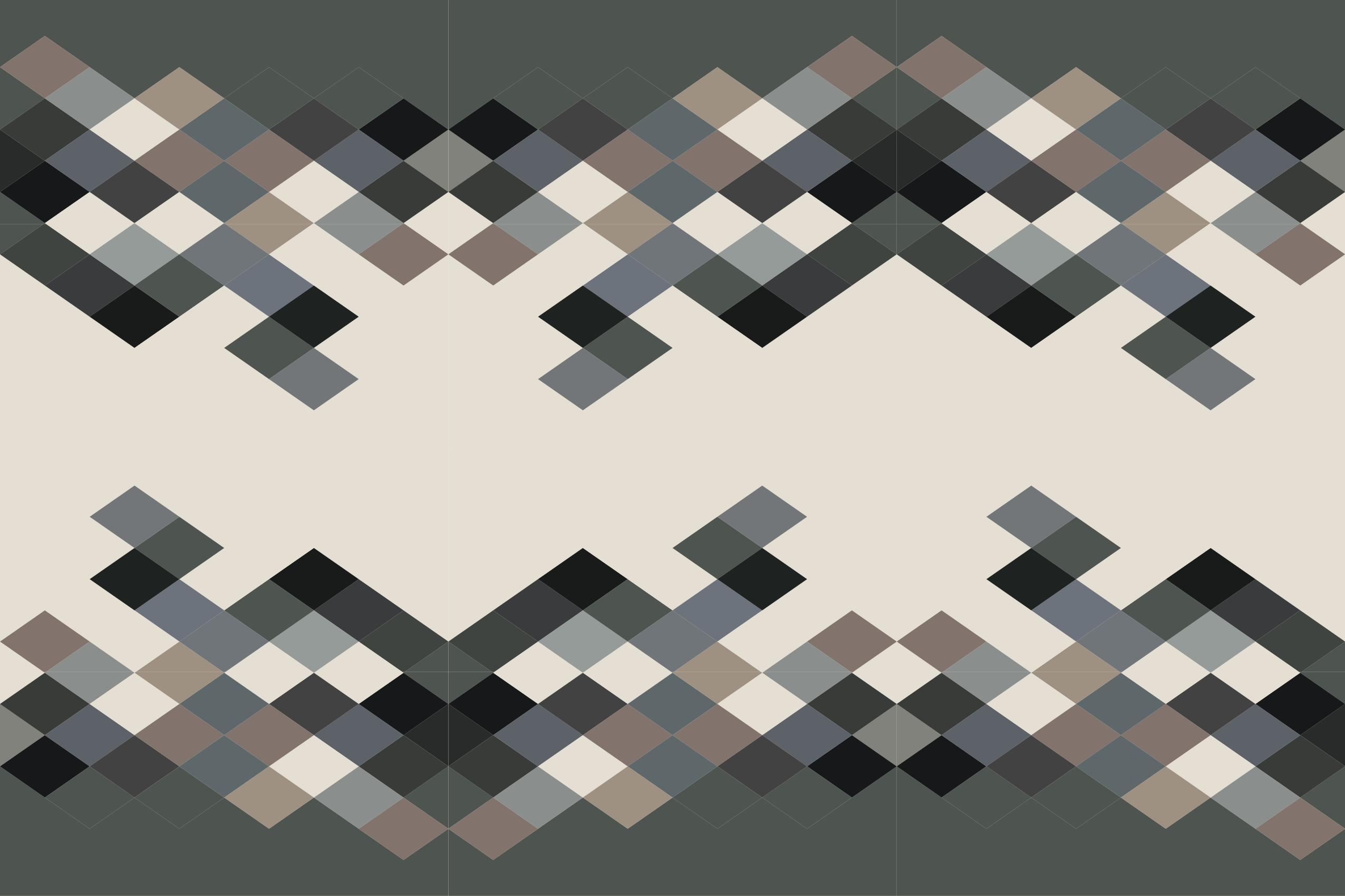 Vinyl tapijt mozaïek hedendaags geometrisch motief - TenStickers