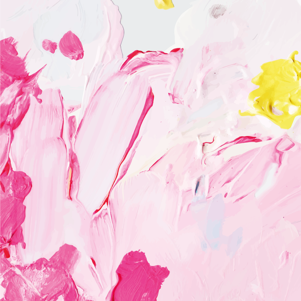 Vinyl tapijt tiener abstracte penseelstreken - TenStickers