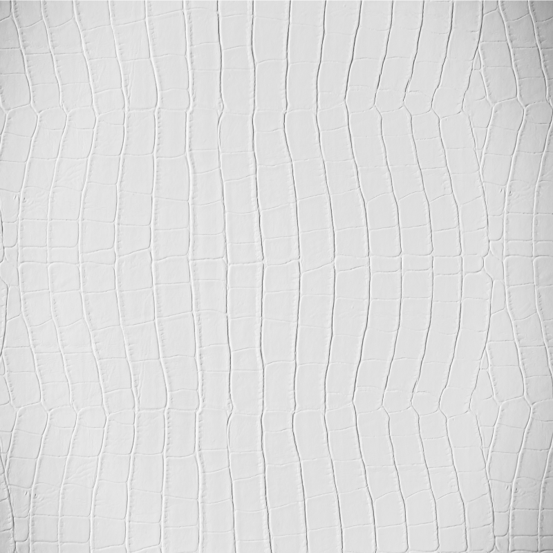 Vinyl tapijt met textuur witte krokodillenhuid - TenStickers