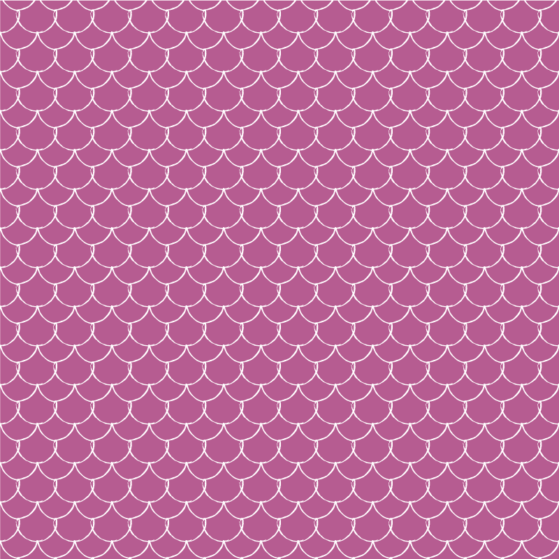 Vinyl tapijt dierenprint roze zeemeermin schubben - TenStickers