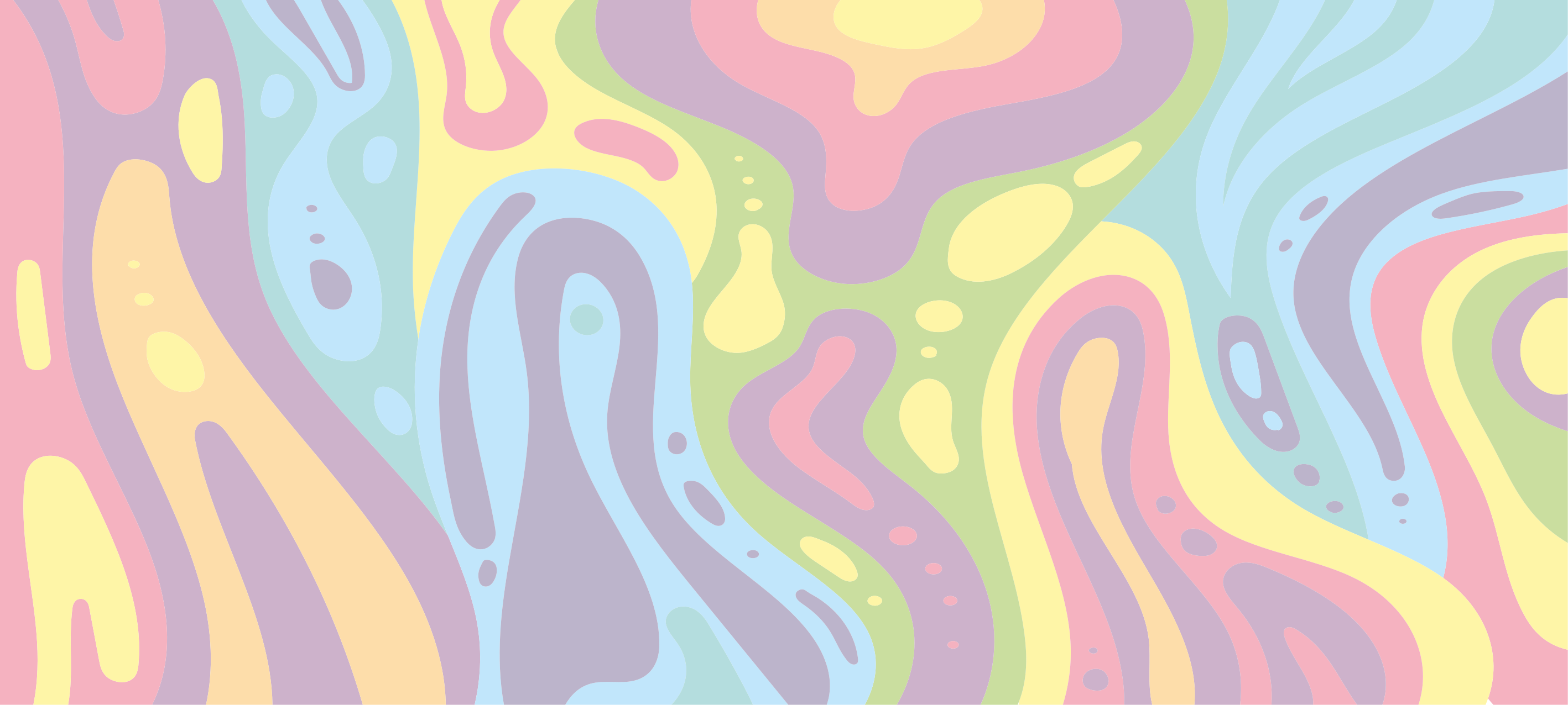 Kleurrijke abstracte golven vinyl tapijt voor meer kinderen - TenStickers