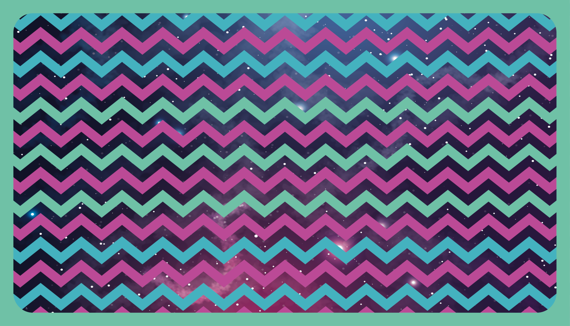 Vinyl tapijt geometrisch zigzagpatroon - TenStickers